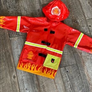 Boys Firefighters Rain Jacket